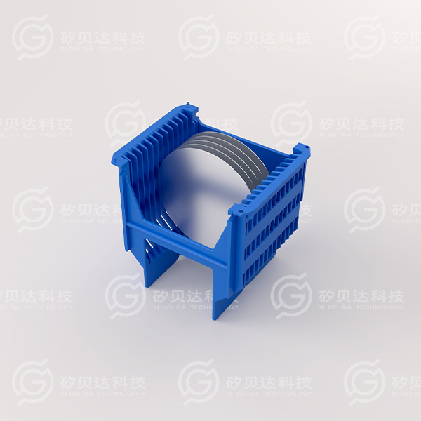 6英寸12槽-PP研磨清洗花篮