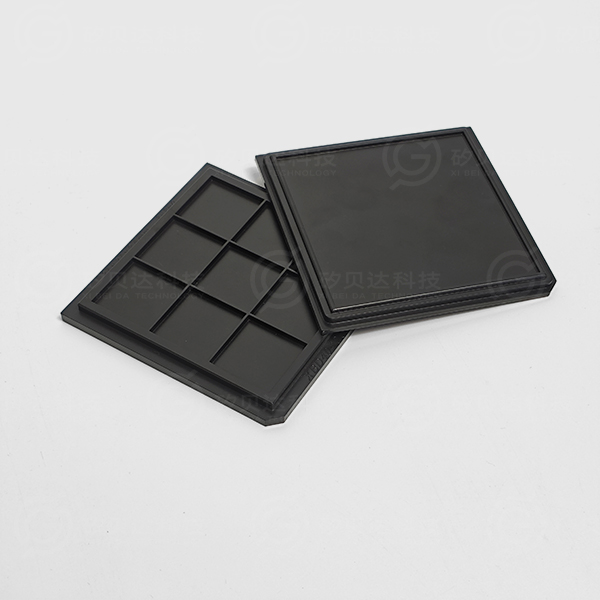 4英寸-黑色/透明上盖